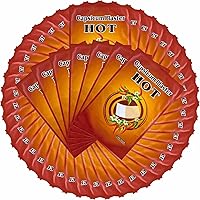 Vista 1 de 50 parches de capsicum para terapia caliente, hechos de extracto de chile y pimienta, parche para aliviar el dolor, parches para la artritis