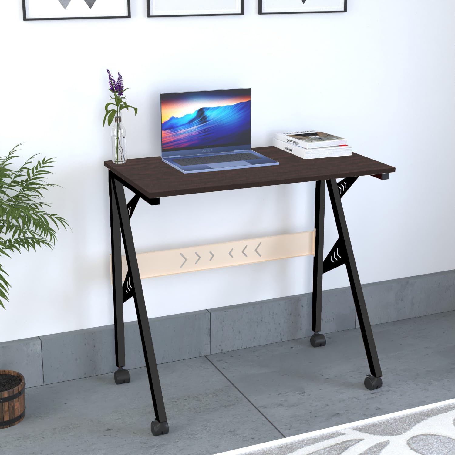TABLE MAGIC V-Line 80 Multipurpose Desk – Compact Study & Laptop