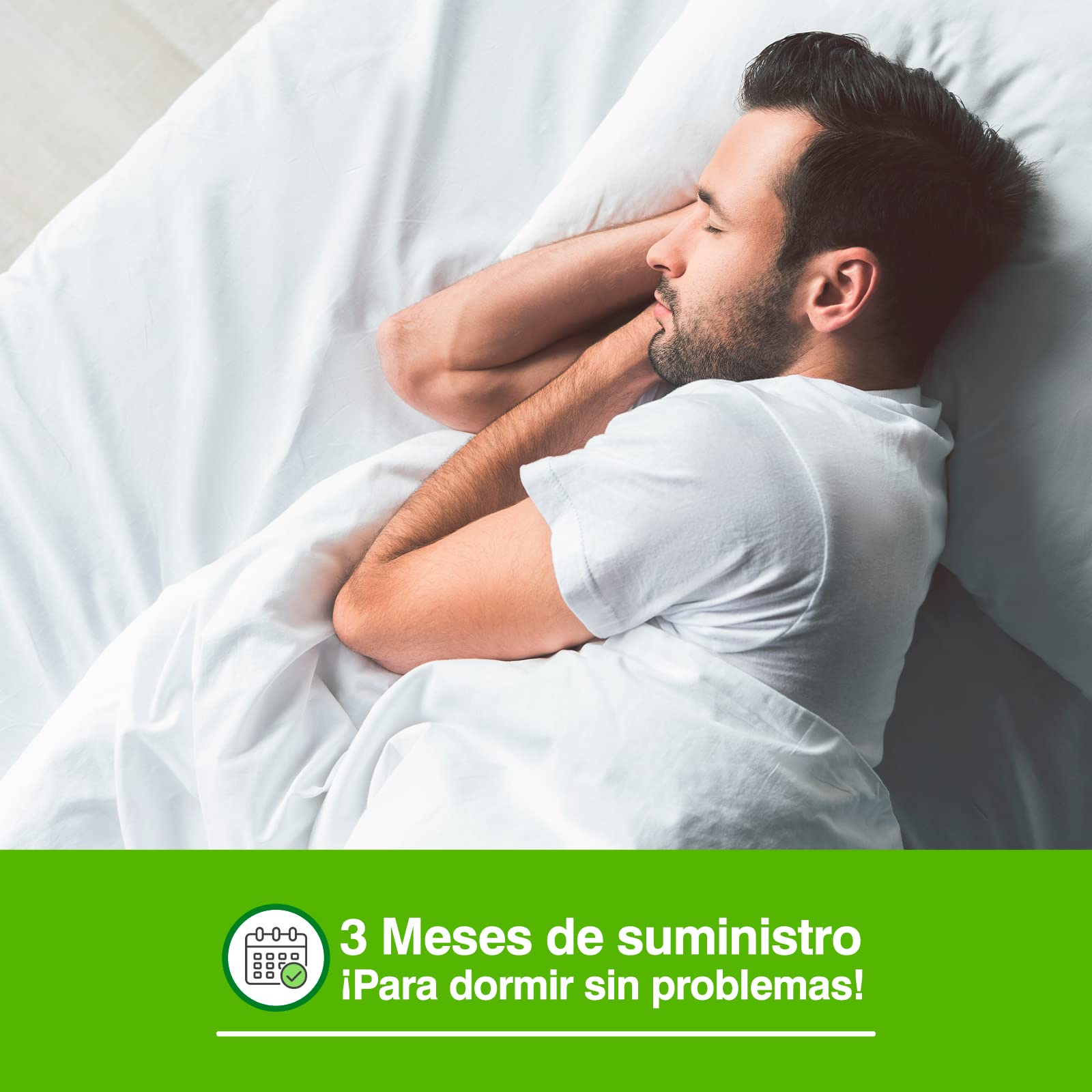 SoriaNatural - Melatonina - Complemento alimenticio - Regulacion del sueño, insomnio - 90 comprimidos - Jet-lag - Antiedad