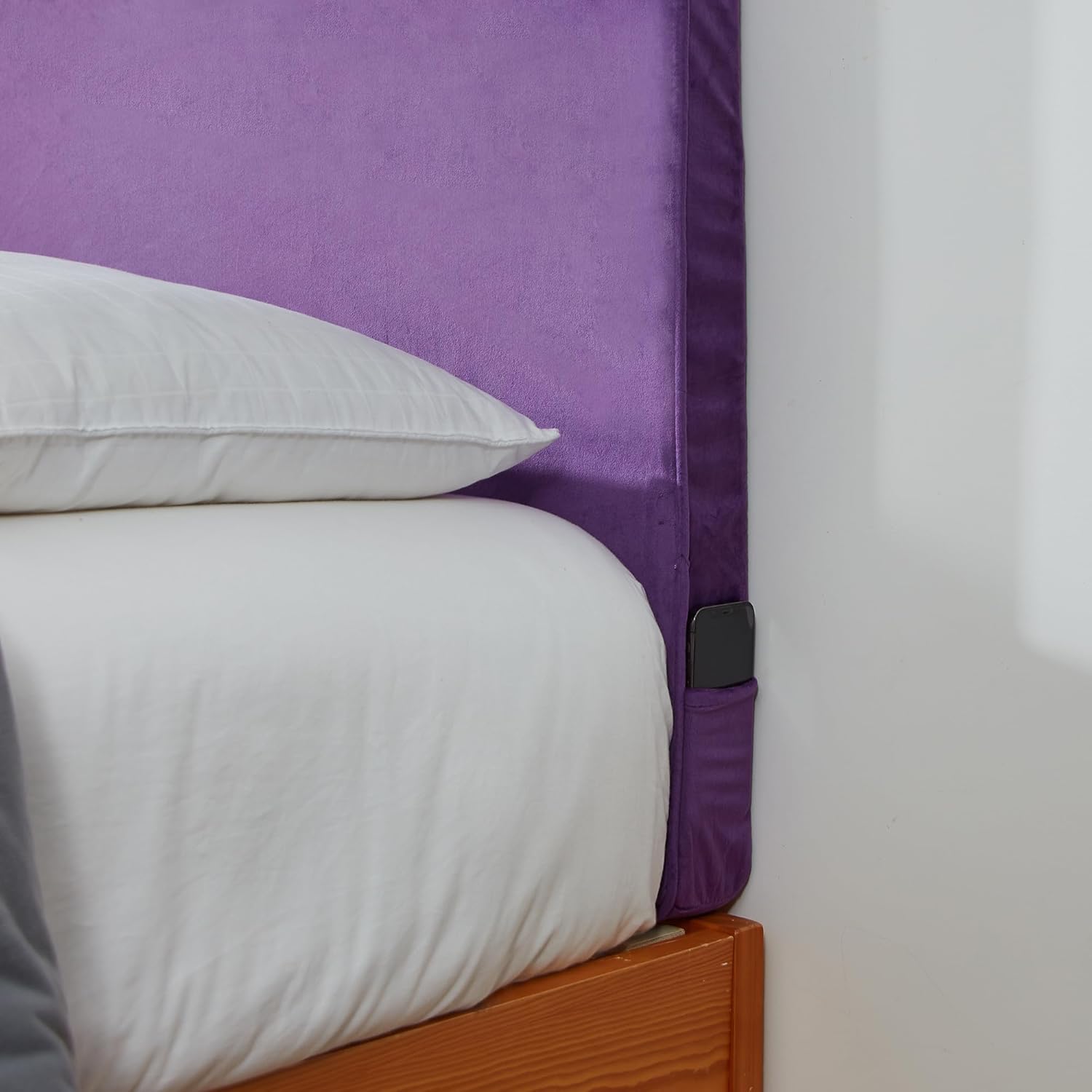 DormCo Rainha Cushioned Dorm Headboard - Dahlia Purple