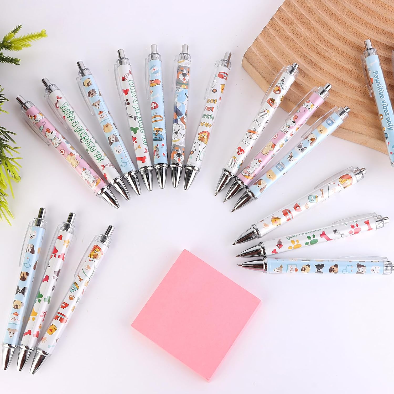 LiYiQ 24 Pcs Vet Tech Ballpoint Pens Veterinarian Pens Bulk Veterinary Assistant Accessories Veterinary Technologist Gift for Veterinarian Assistant Nurse Party Favors - Image 4