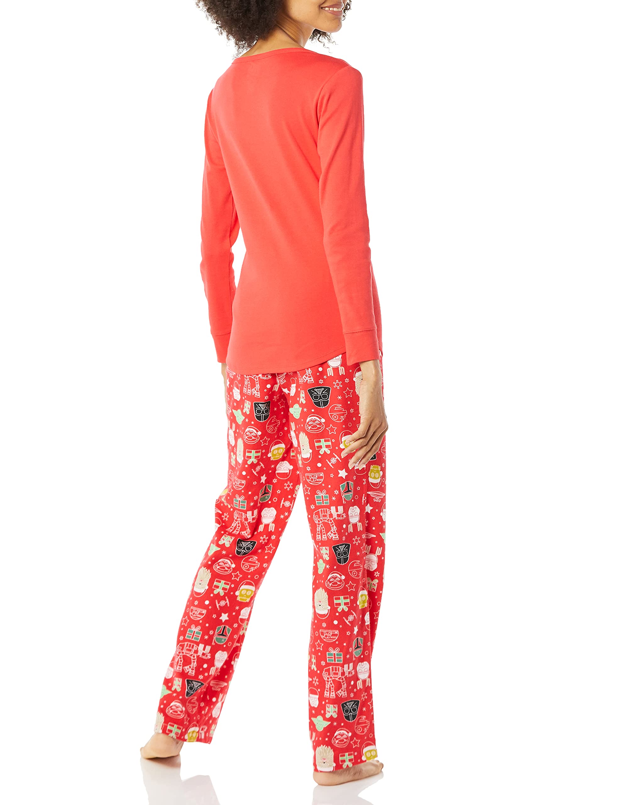 Amazon Essentials Disney | Marvel | Star Wars Set da Notte Pigiama in Flanella Donna