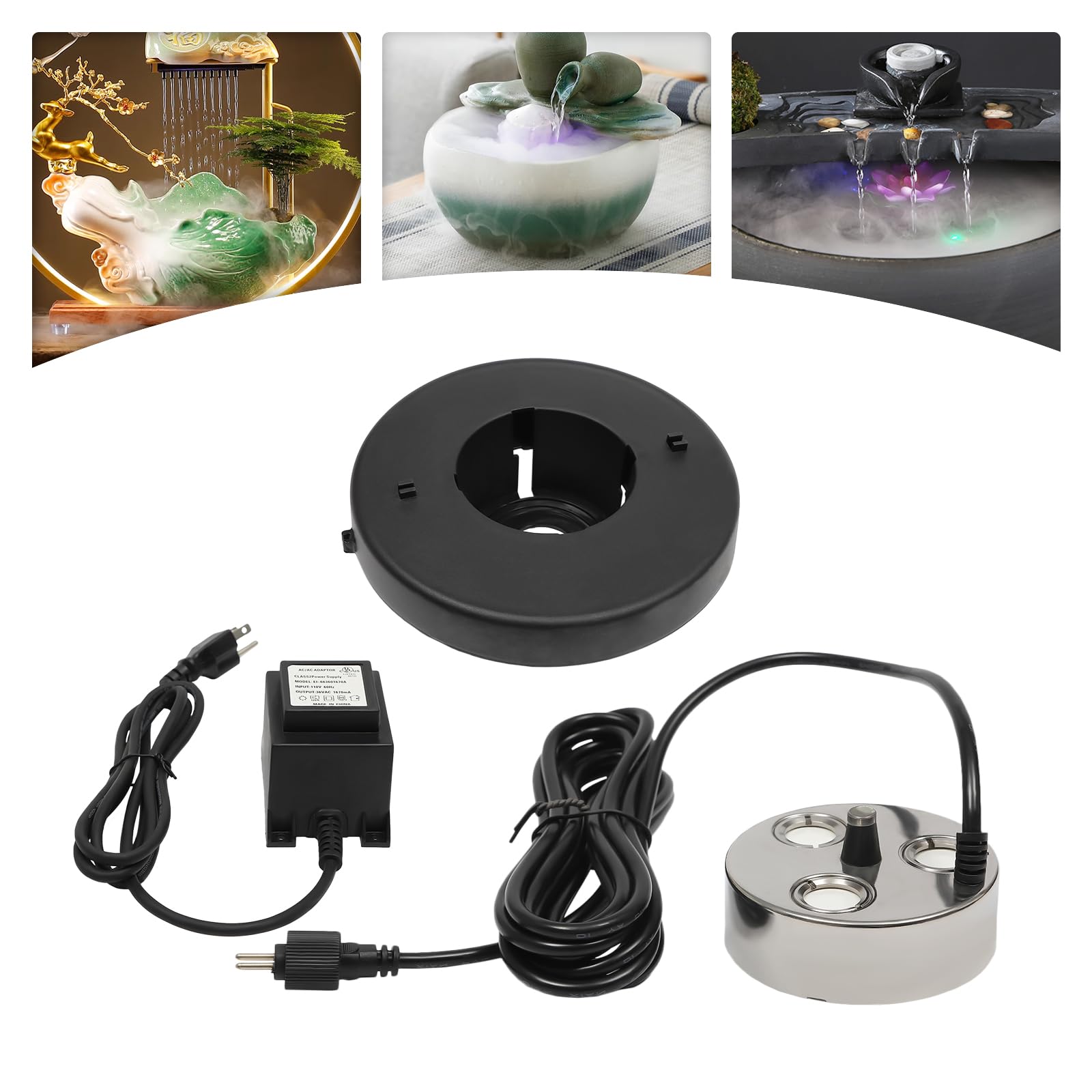 Ultrasone Mistmaker Fogger Water Atomisatie Open Haard Onderdelen Één Hoofd Indu