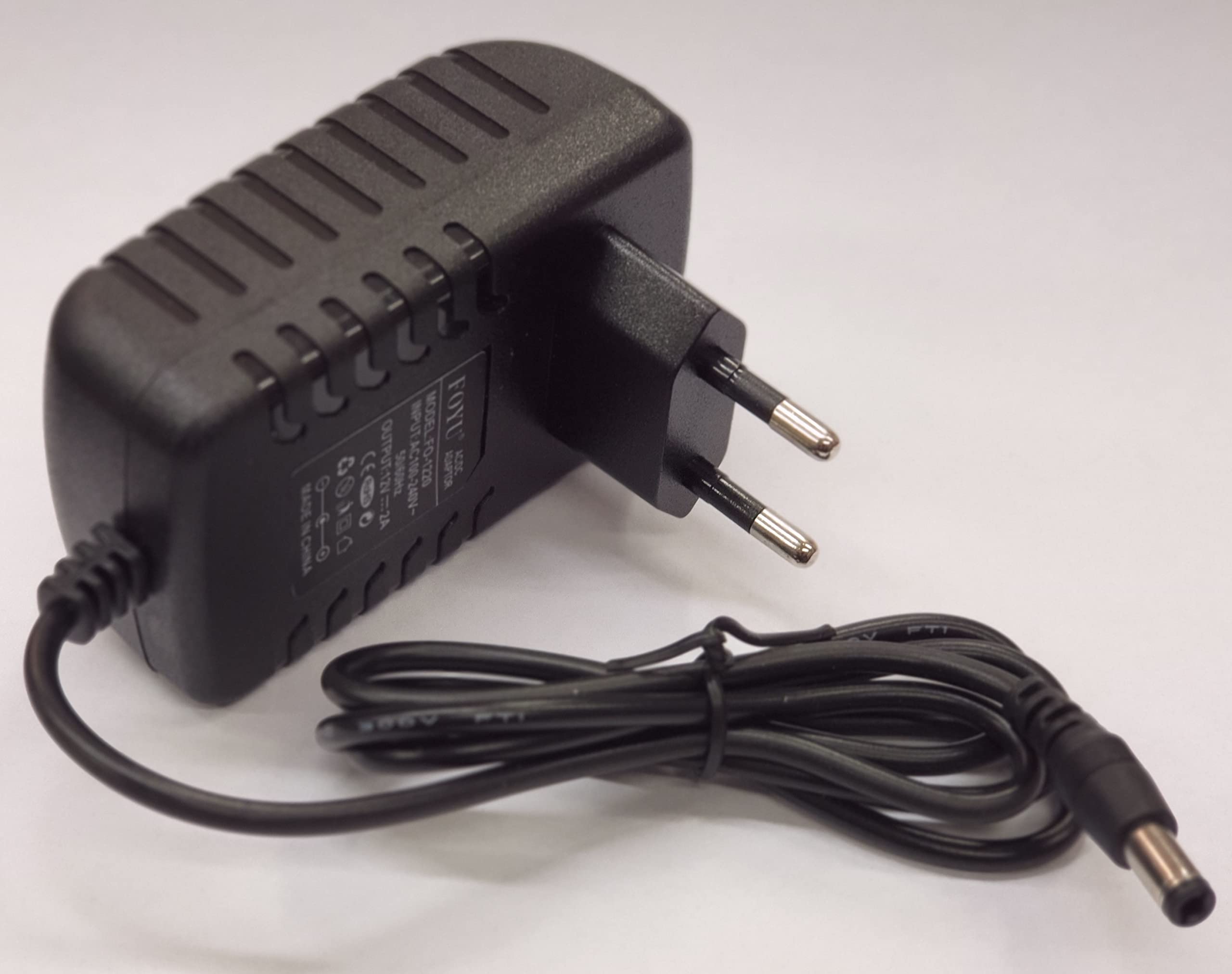 Alimentatore 12V DC 1A da incasso | resistente alle intemperie IP67 | ottimale per LED, telecamere