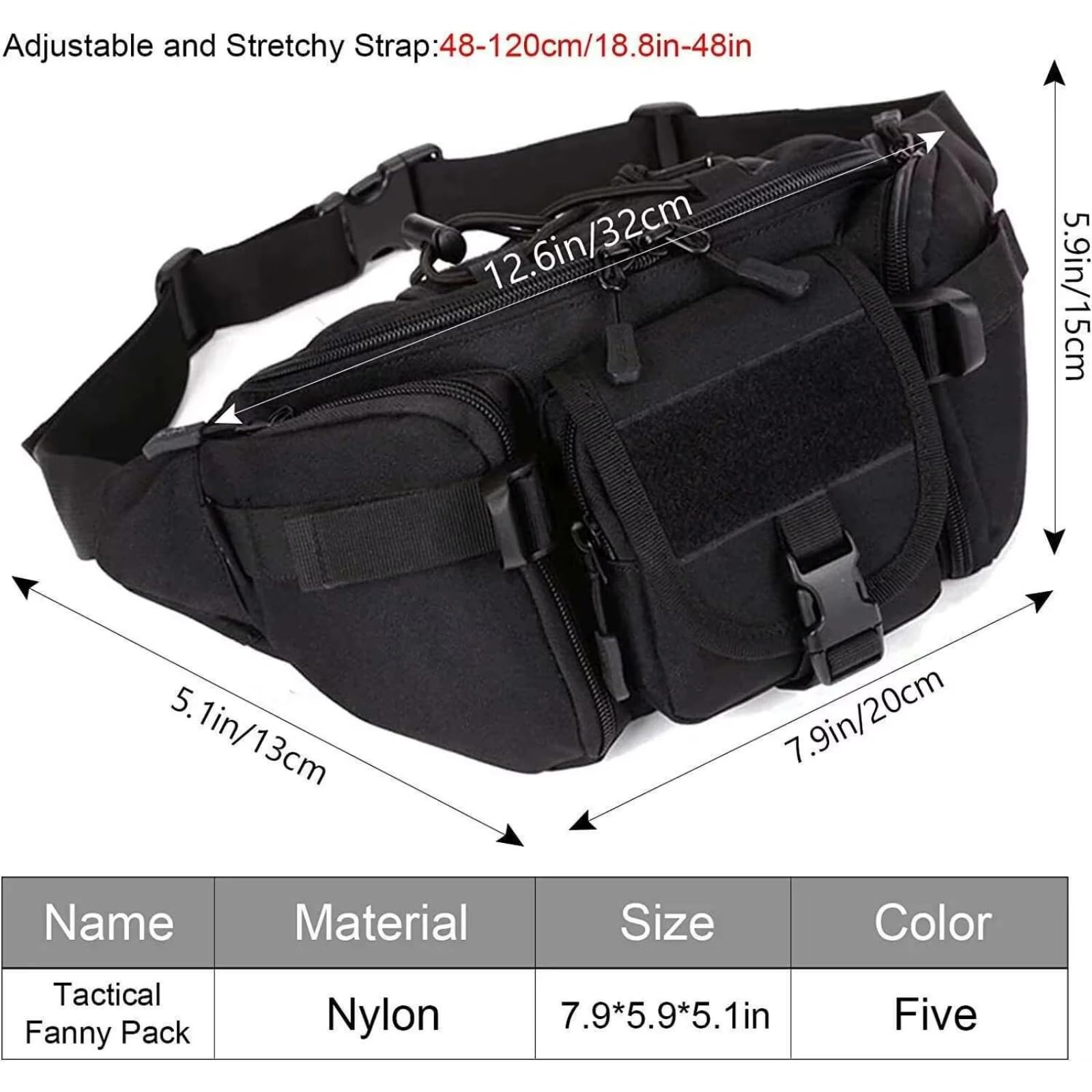 Riñoneras Tácticas para Senderismo, Riñonera Cinturón Bolsa Multiusos para Escalada, Pesca, Ciclismo, Caza y Uso Militar(Brown)