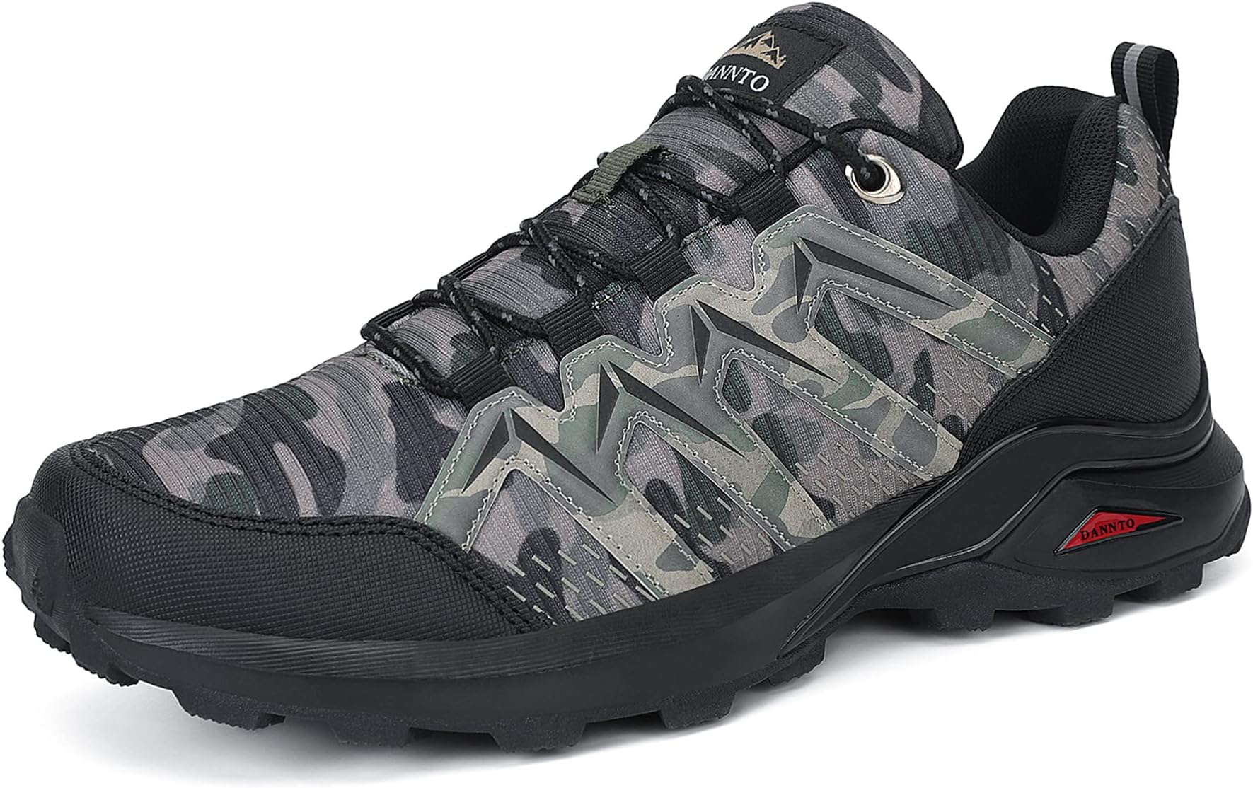 Mens Hiking Sneakers Outdoor Low Top Trekking Boots Lightweight Camping Athletic Trail Running Shoes