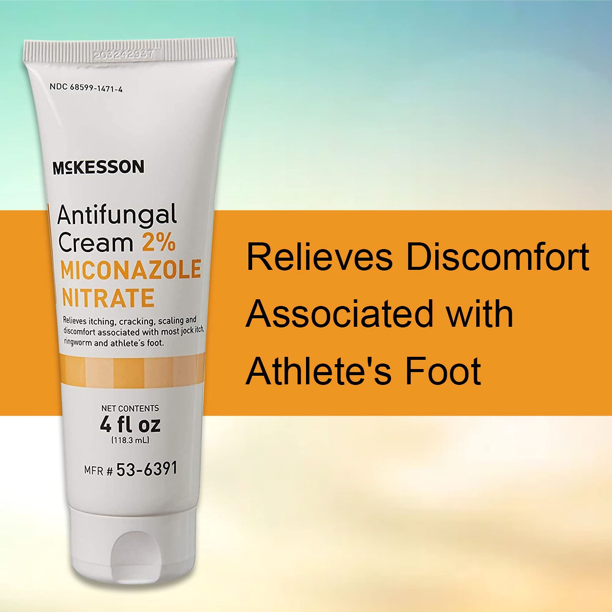 McKesson Antifungal Cream, 2 Miconazole Nitrate, Relives Jock Itch