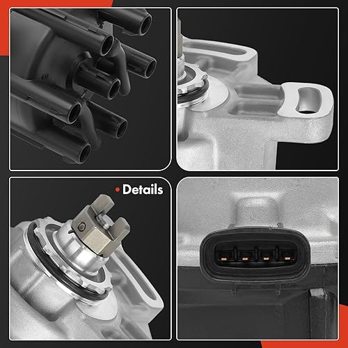 Miniatura 8 de A-Premium Distribuidor de encendido con tapa y rotor compatible con Toyota Camry y Lexus ES300, 1992-1993, 3.0L
