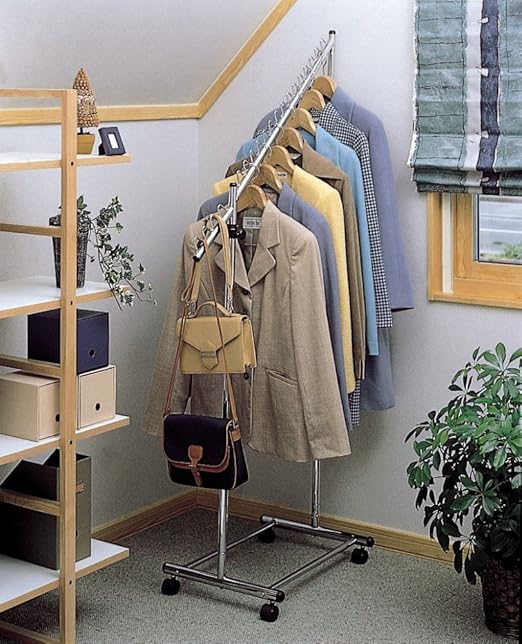 Amazon 洋服かけ 服掛け 斜め ハンガーラック 高さ調節可 インテリア 収納家具 洋服収納 衣類 キャスター ハンガーラック オンライン通販 Amazon 洋服かけ 服掛け 斜め ハンガーラック 高さ調節可 インテリア 収納家具 洋服収納 衣類 キャスター ハンガーラック オンライン通販