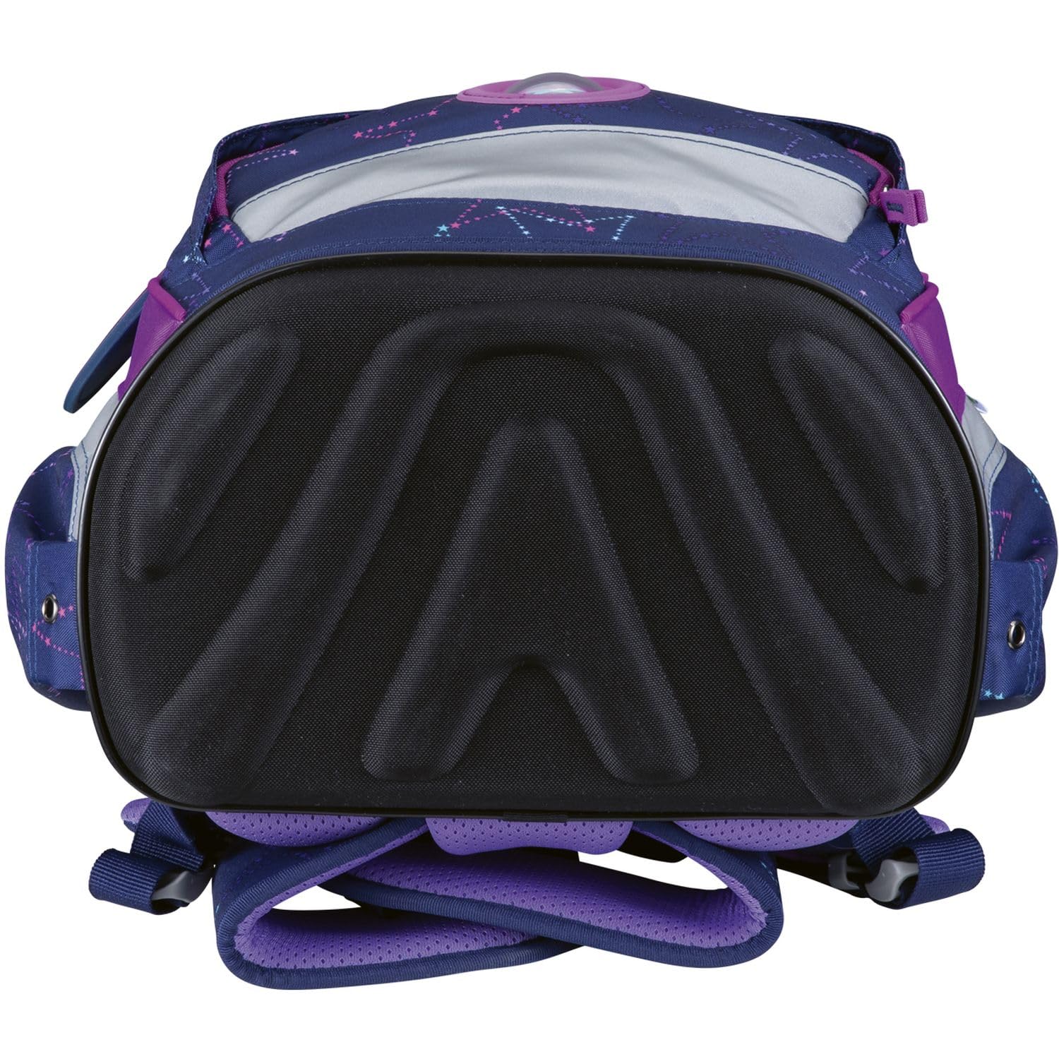 DerDieDas Schulranzen ErgoFlex Light LED Set 6-teilig Dancing Star violett