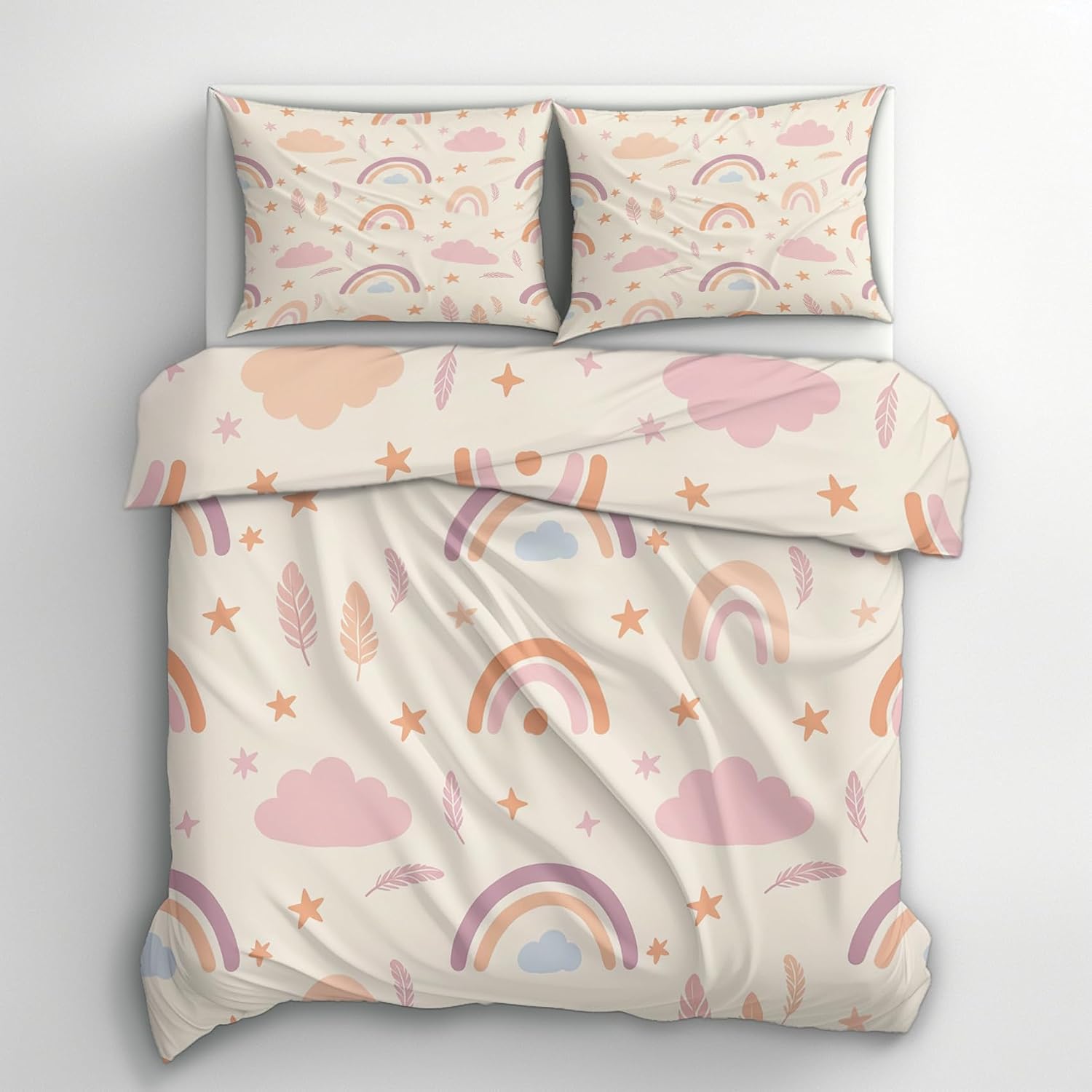 Boho Rainbow Duvet Cover Full Size, Decor & Gifts image 2