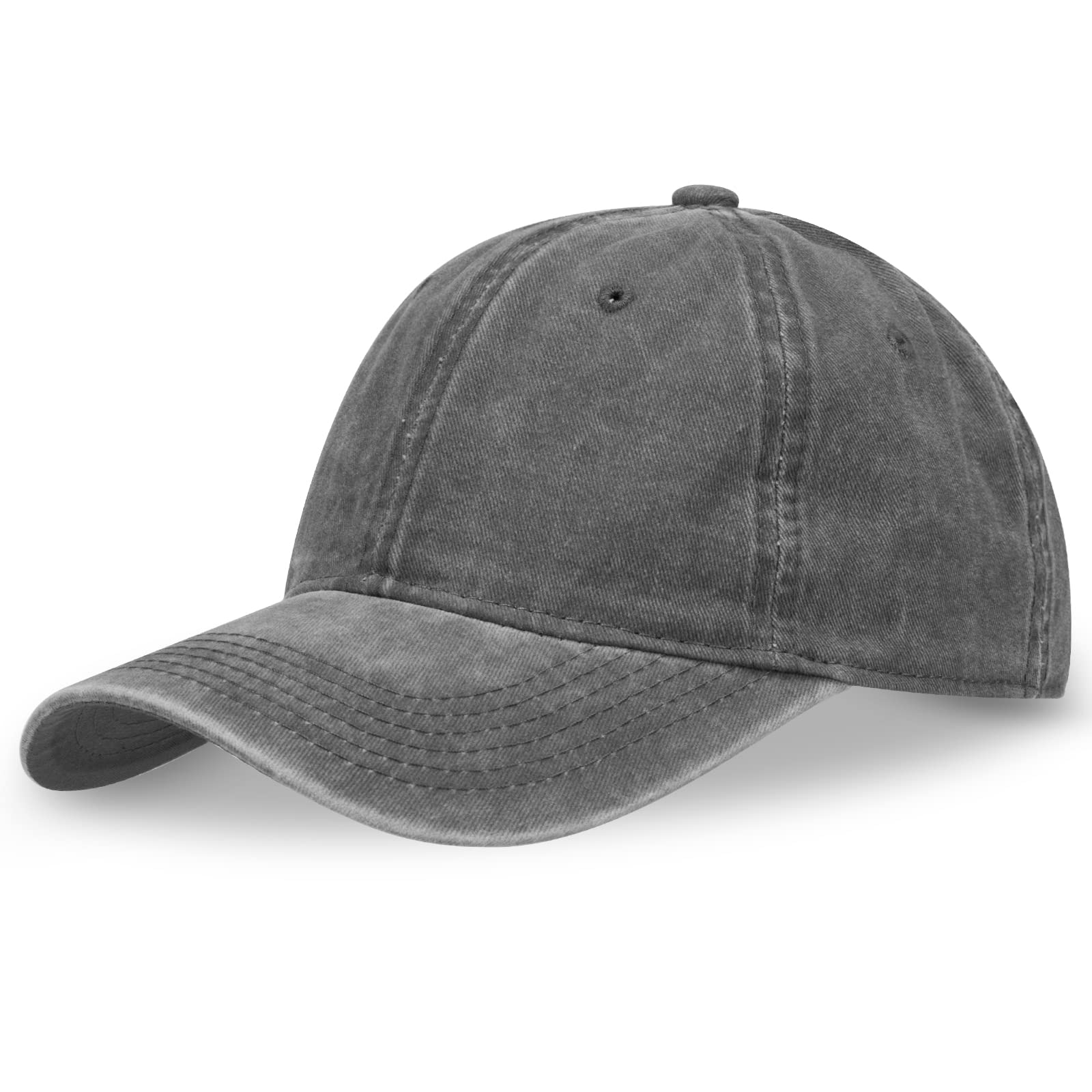 Vintage Baseball Cap 100% Washed Twill Soft Cotton Adjustable Unisex Dad-Hat