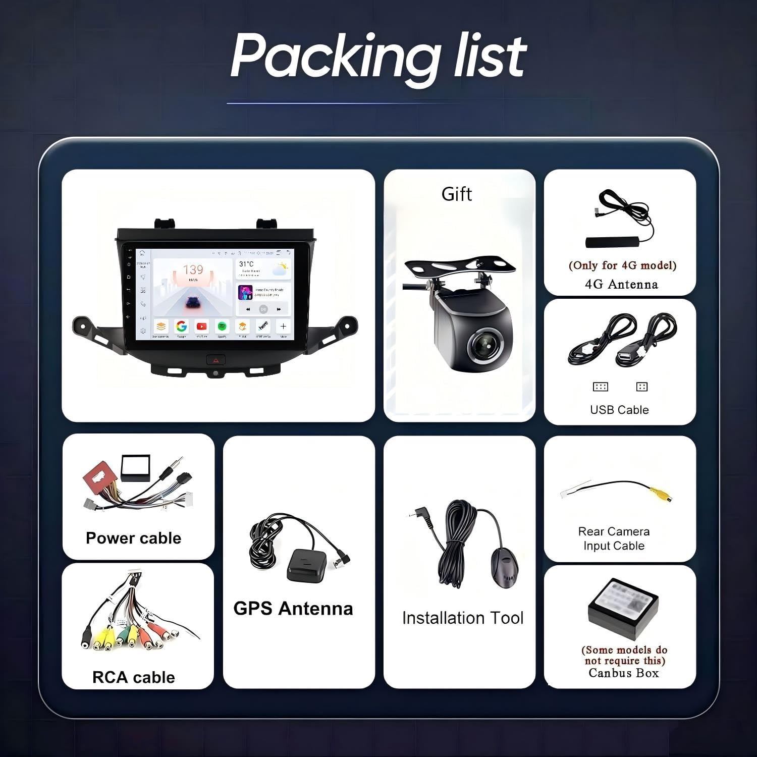 Autorradio para Opel Astra K 2015-2019