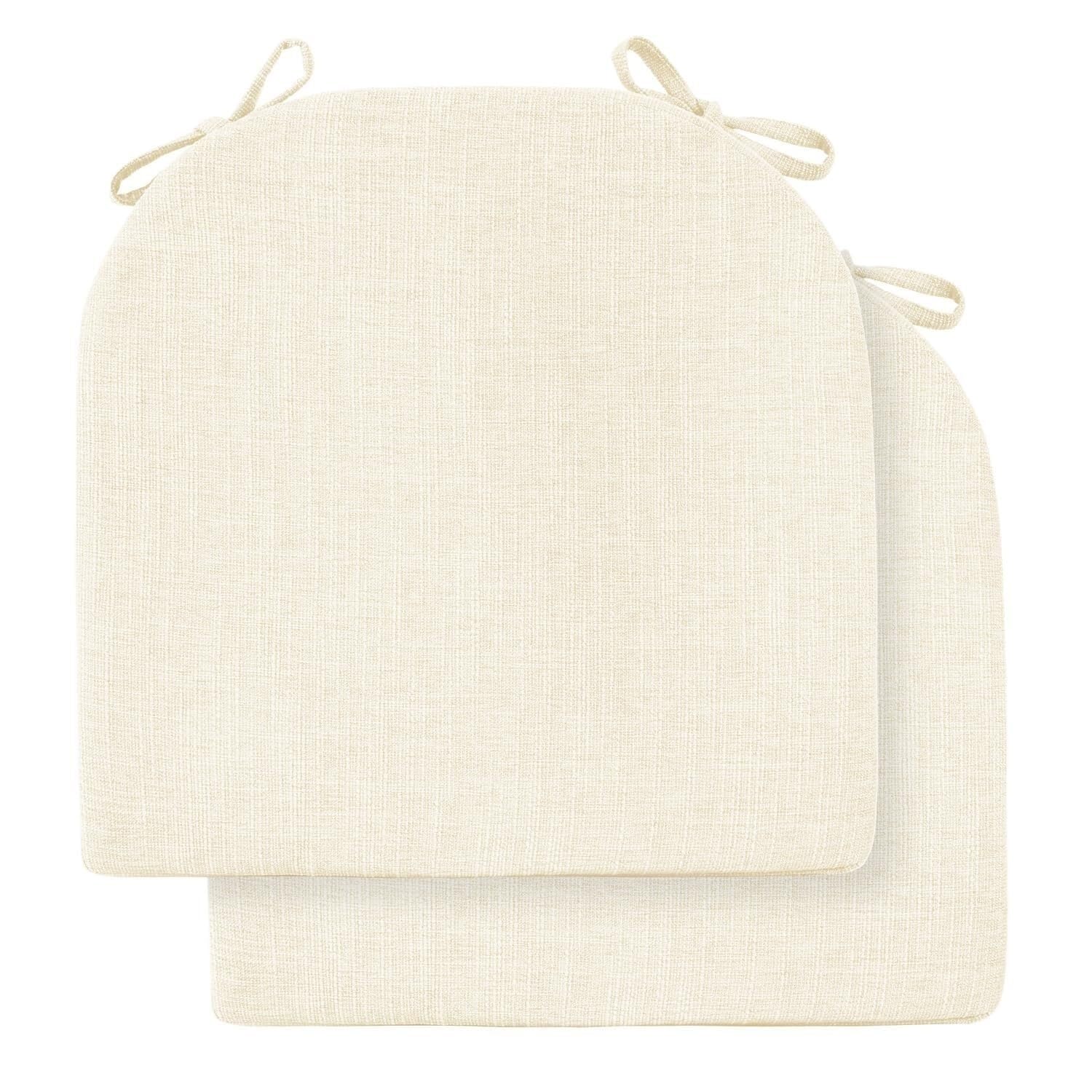 Coussin de siège rond pour bureau et salle à manger WashableCushs confort 50x50cm antidérapant