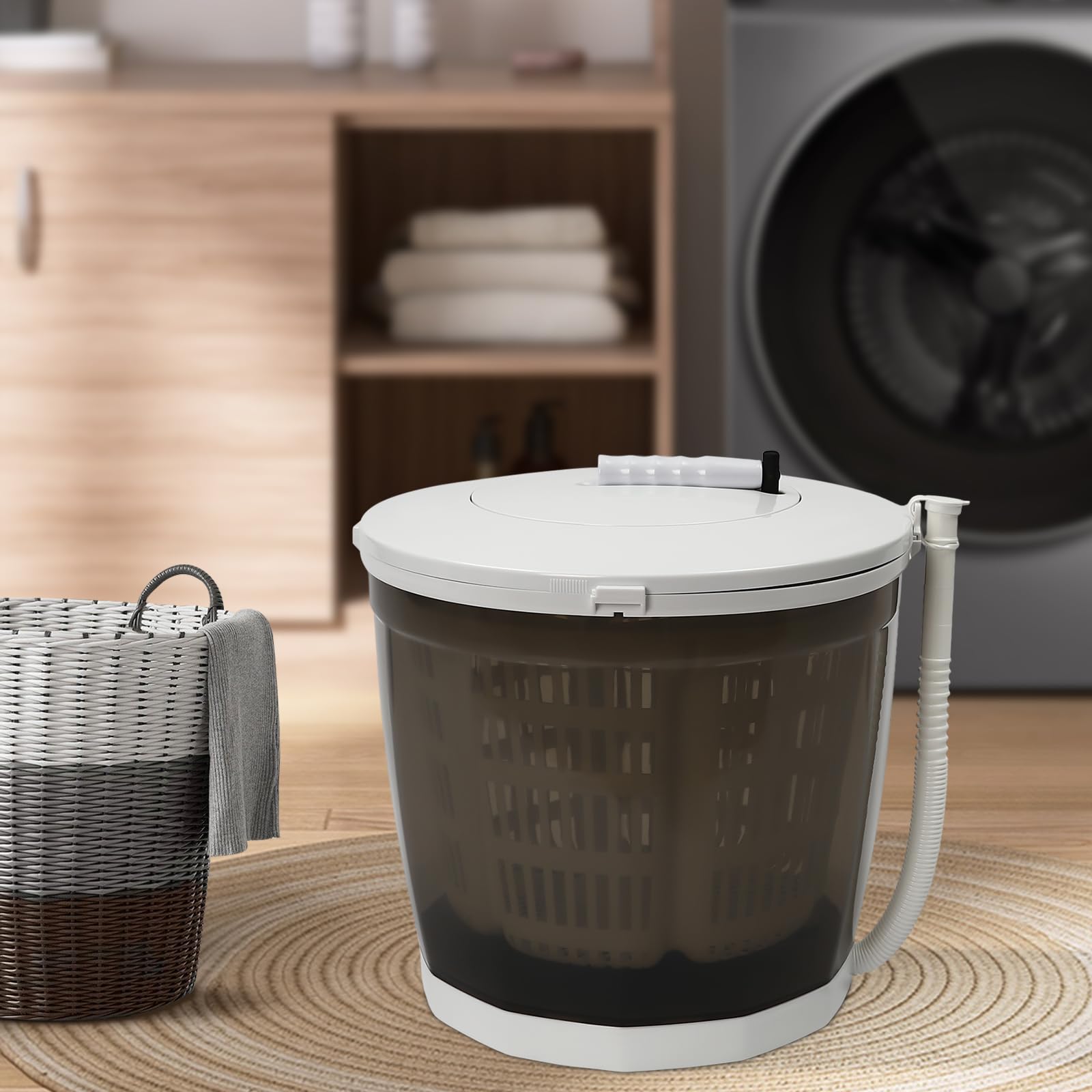 WNGNNG Big Capacity 6L 11L Portable Washing Machine Mini Washer