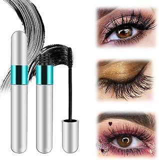 New Lash Cosmetics Vibely Mascara, Pump Up The Volume for 5X Longer Lashes with Vibely Mascara,Vibely 4d Silk Fiber Mascara Waterproof (2pcs)