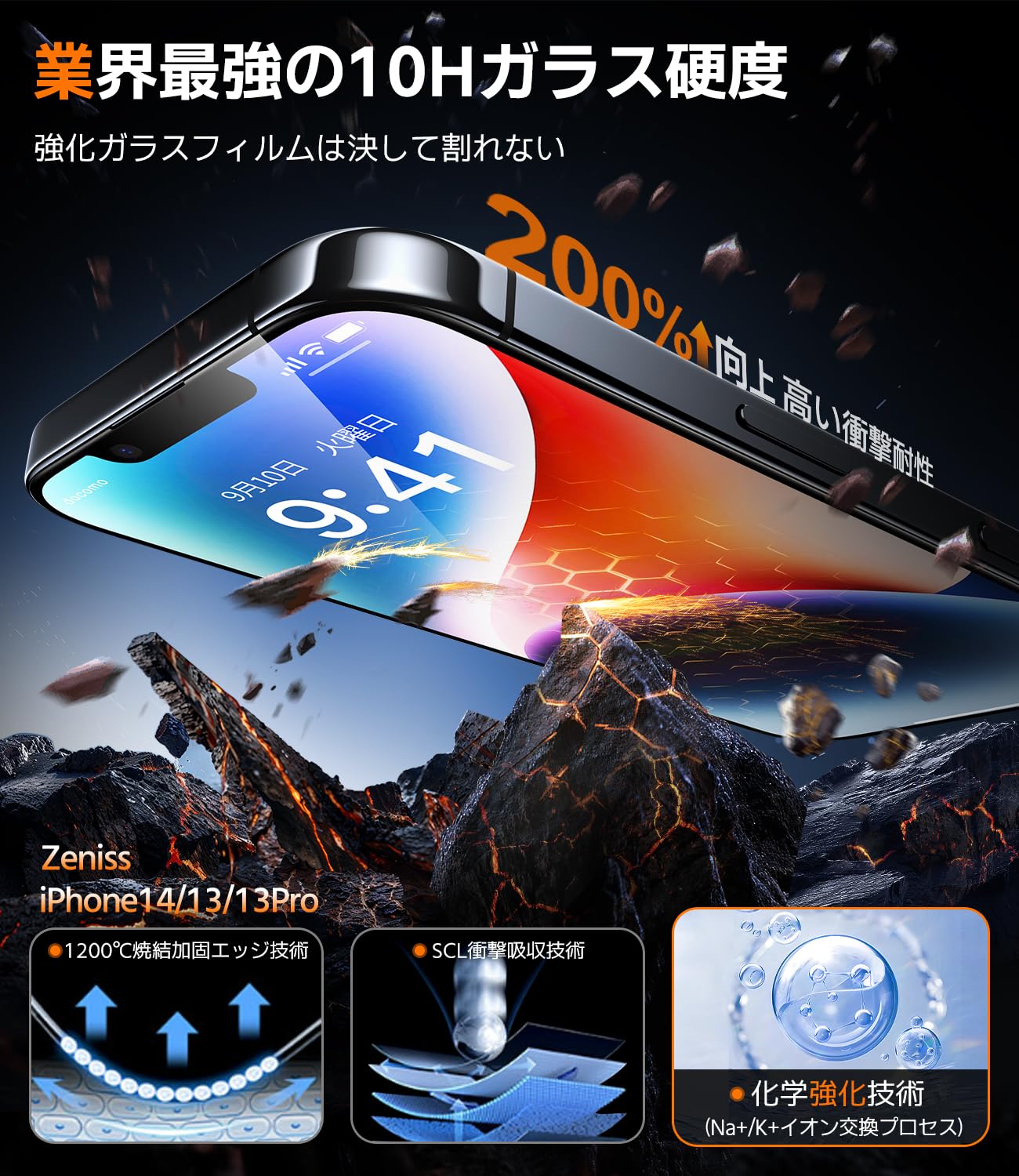 Zeniss iPhone 14/13/13 Pro用 ガラスフィルム: ガイド枠の精度は? — 購入すべきか?