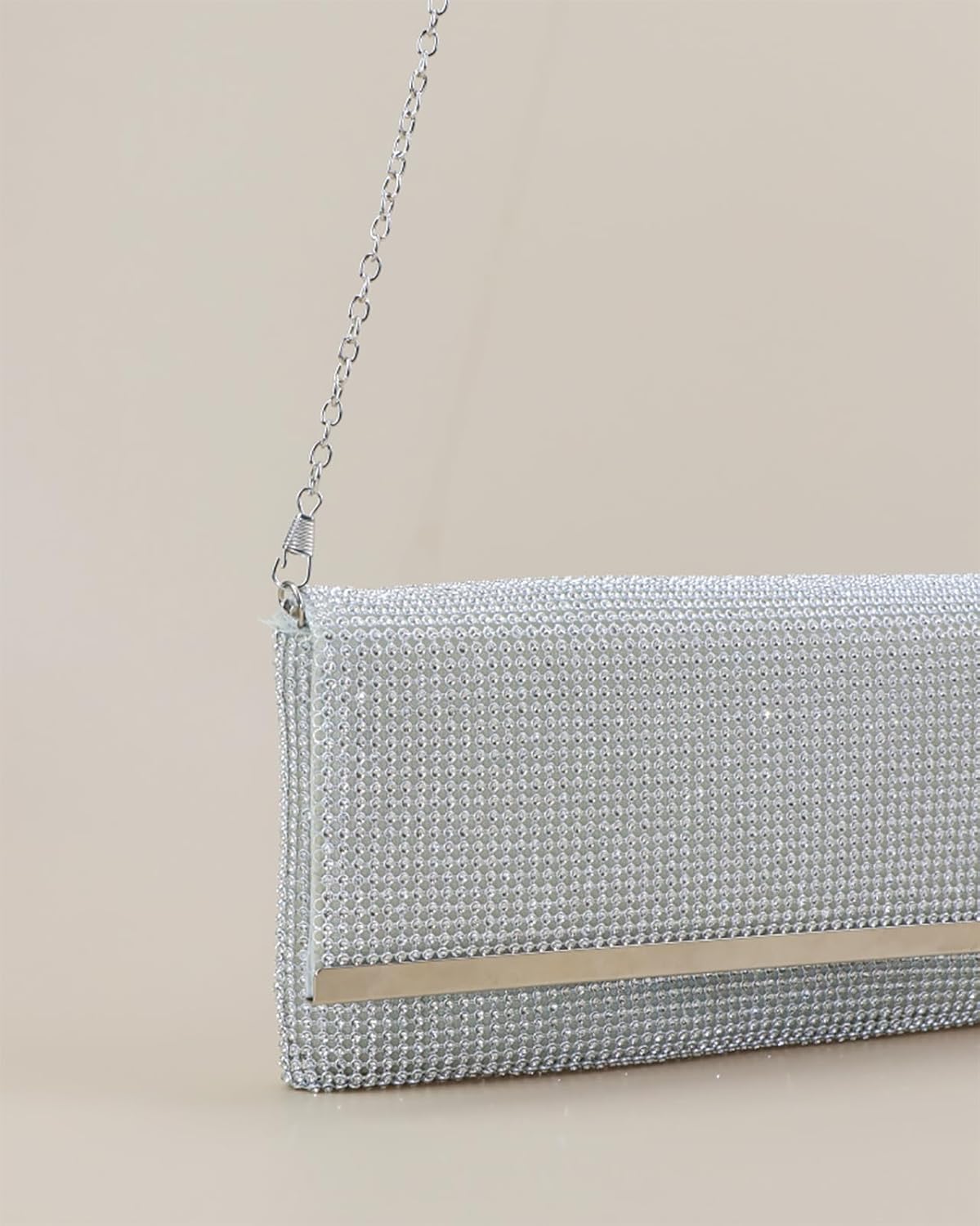 Women's Satin Purse Ruched Evening Clutch Handbags for Women Formal Party Shoulder Bag