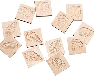 Yellow Door Match Me: Sensory Leaf Tiles, Set of 12