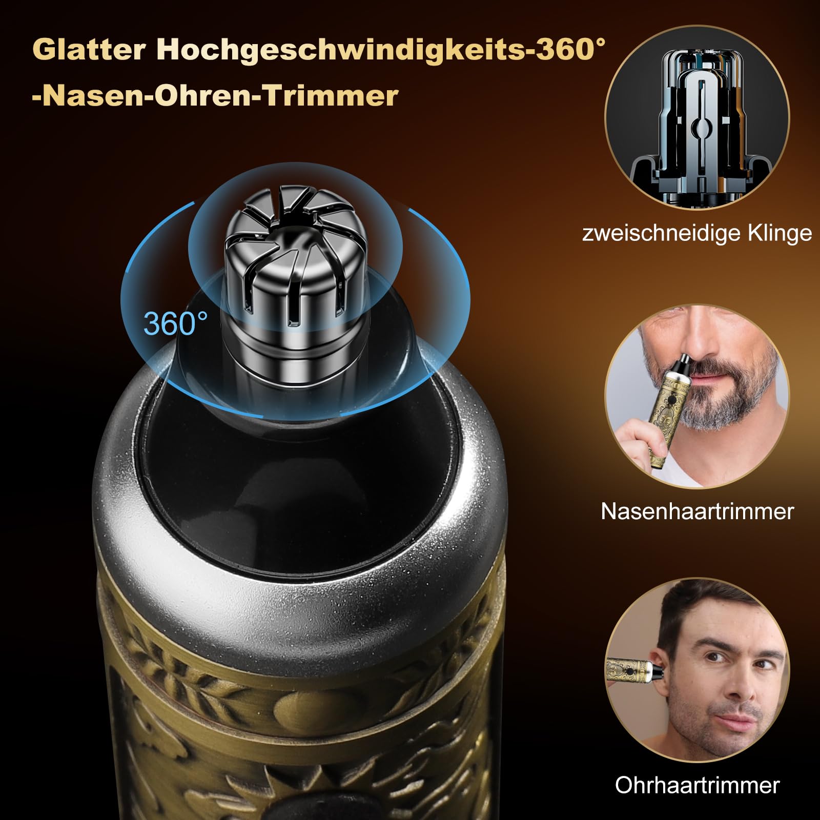 Suttik professioneller Haarschneider Trimmer Set für Männer Elektrischer Rasierapparat Rasierer Kabelloser Haarschnitt Haarschneidemaschine Barttrimmer LCD-Display Herren-Pflegeset Geschenke für ihn