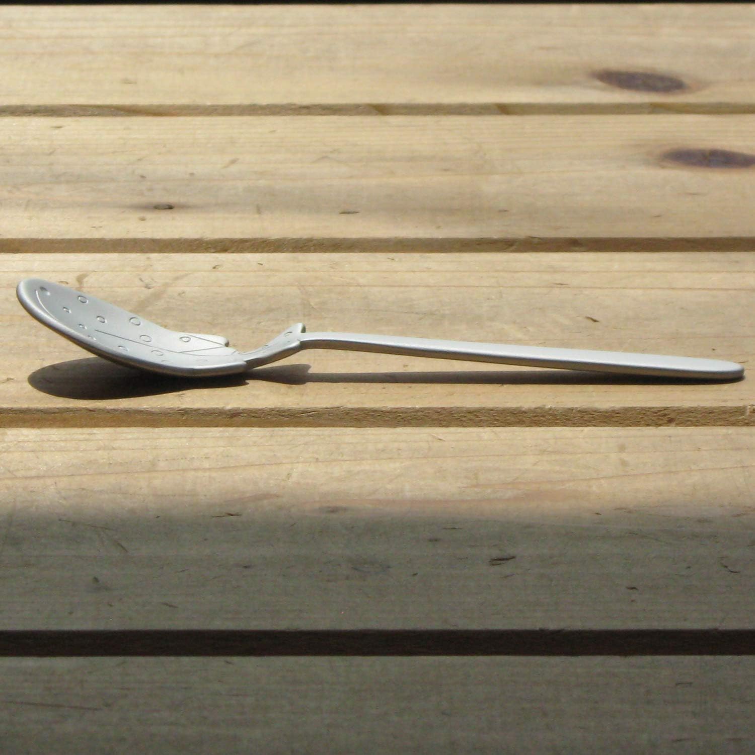 Nagao Tsubamesanjo Petite Marine Aluminum Ice Spoon, Silver, 4.6 inches (11.7 cm), Whale Shark, Made in Japan