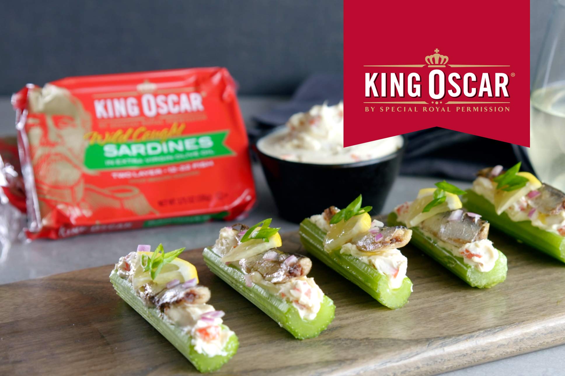 Buy King Oscar Sardines Extra Virgin Olive Oil, 3.75Ounce Cans (Pack of 12) Online at