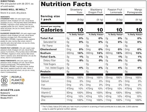 Zyn Parent Drink Mix (Best Seller Variety, 8 Count (Pack Of 1)) #TOP5