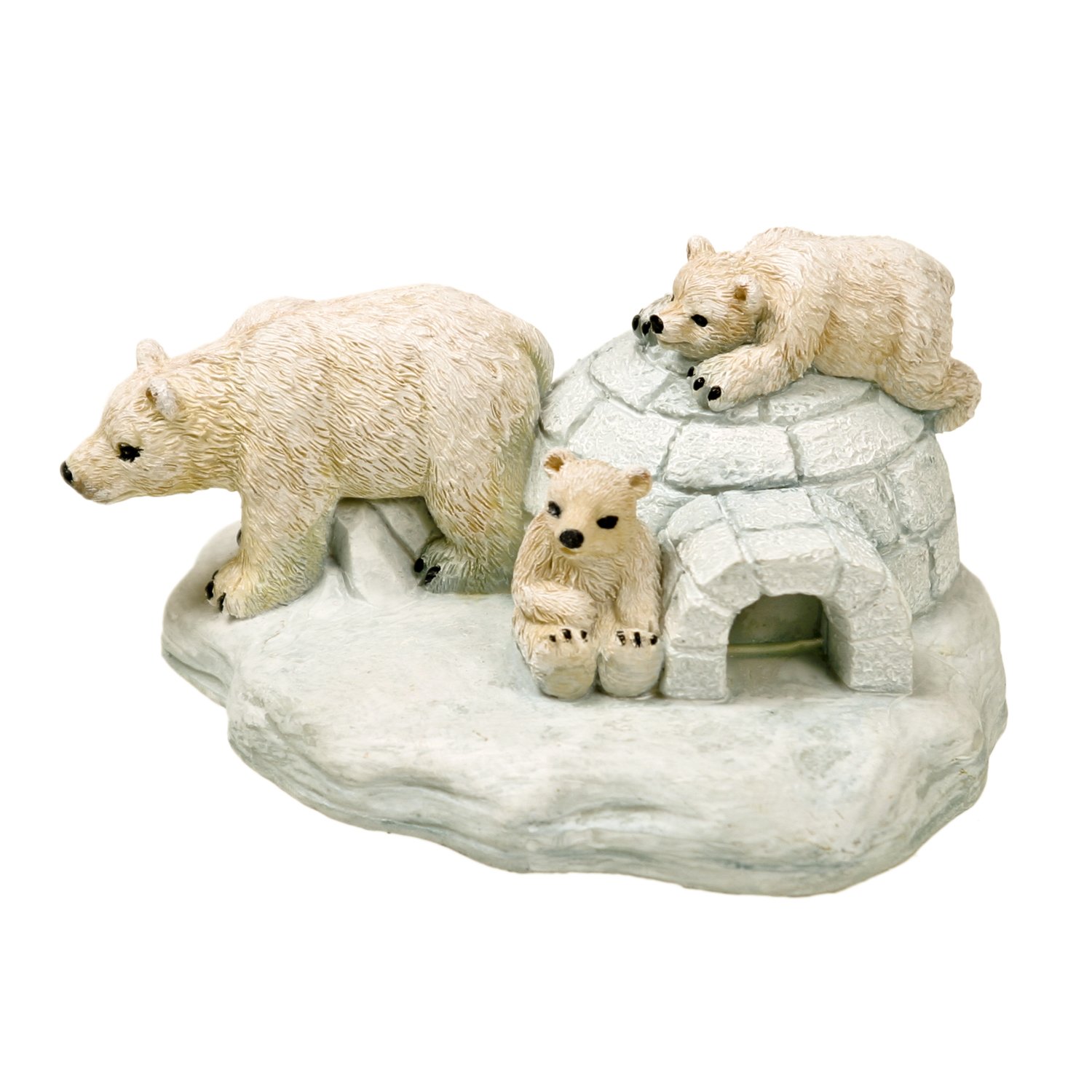 Blue RibbonEE-368 Polar Bear Island Exotic Environments Aquarium Ornament