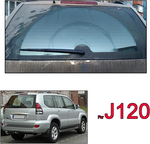 Miniatura 4 de Para Toyota Prado J120 2002-2009, limpiaparabrisas trasero limpiaparabrisas y juego de brazos Juego de limpiaparabrisas y cepillo de lluvia para