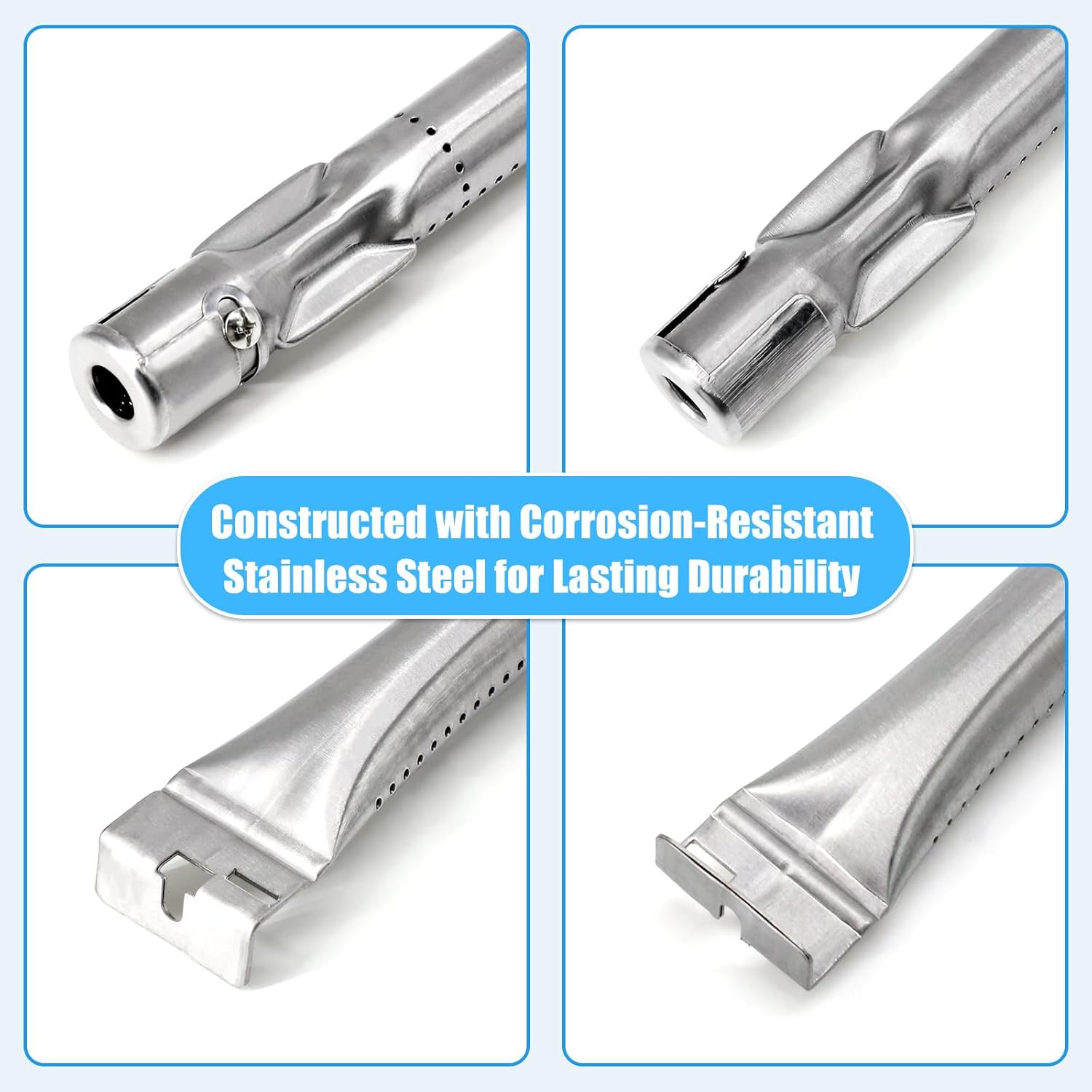 Adviace Grill Replacement Parts for Broil-Mate 7120-64, Huntington Rebel 6020-64 6023-89 Gas Grills, Heat Plates & Grill Burners for Broil-Mate Gas Grills