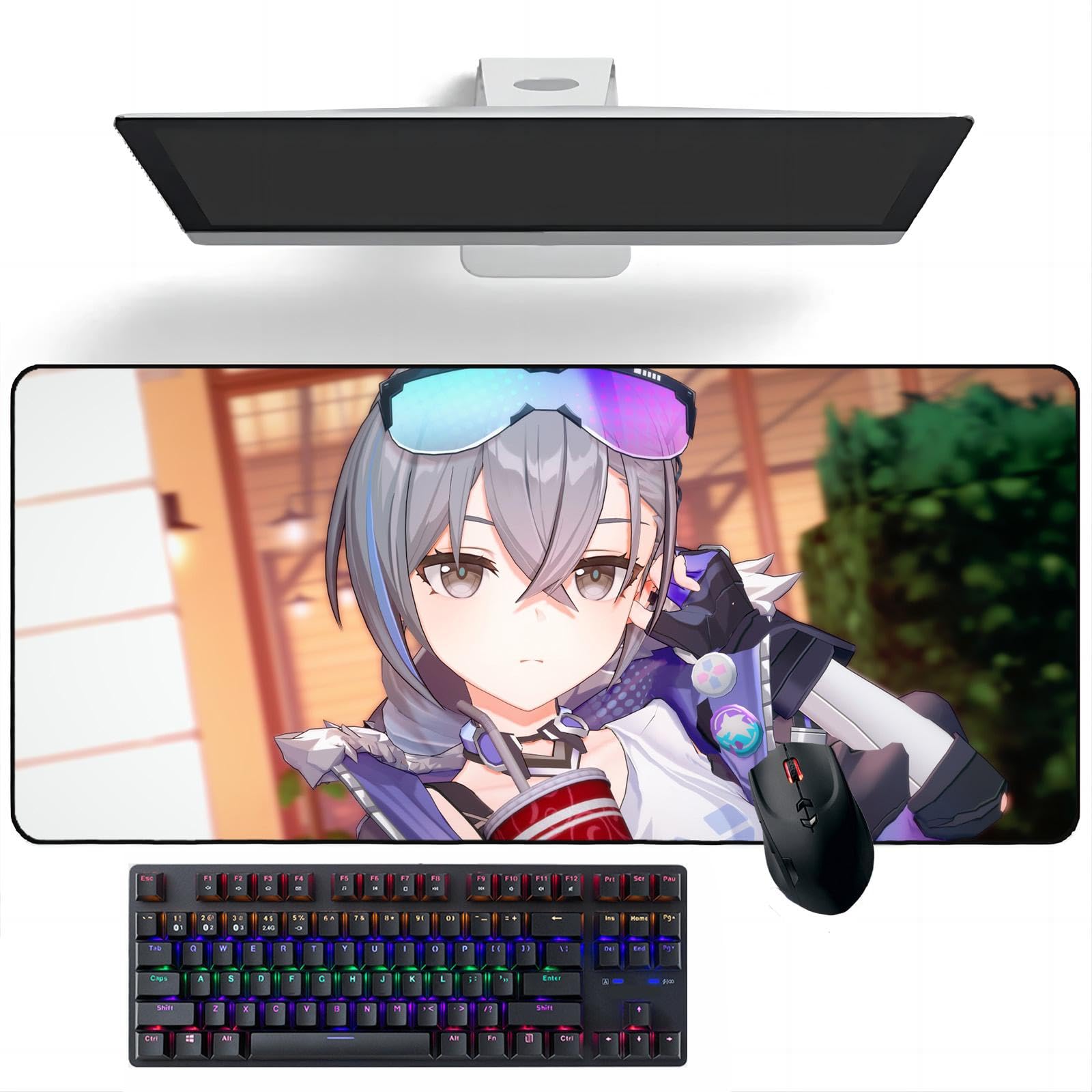 Amazon.co.jp: アニメマウスパッド 崩壊：スターレイル 銀狼 アニメ