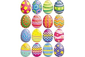 384 Pieces Easter Stickers for Kids Boys Girls, Self-Adhesive Happy Easter Egg...