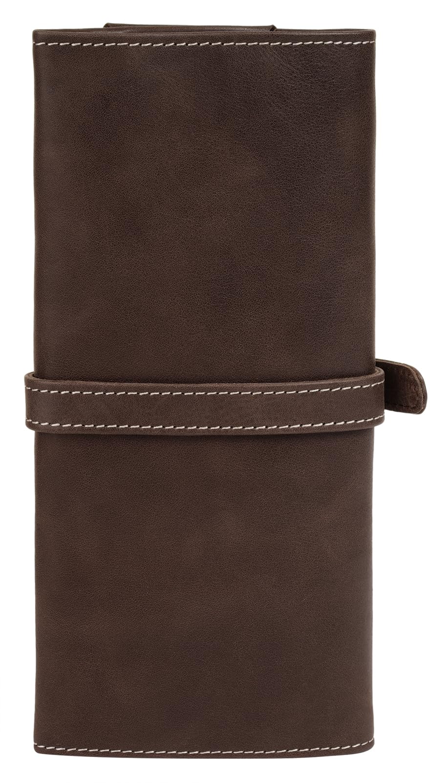 bruno banani Schmuckrolle Echt Leder Damen 021908 Elegante Leder-Aufbewahrung mit 2 Reißverschlussfächern und abnehmbaren Einsätzen