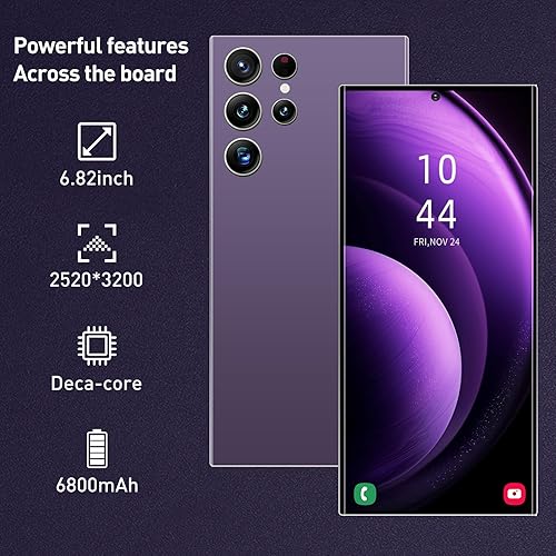 Miniatura 3 de C24 Ultra SIM Dual Standby 5G Teléfono móvil. (Púrpura)