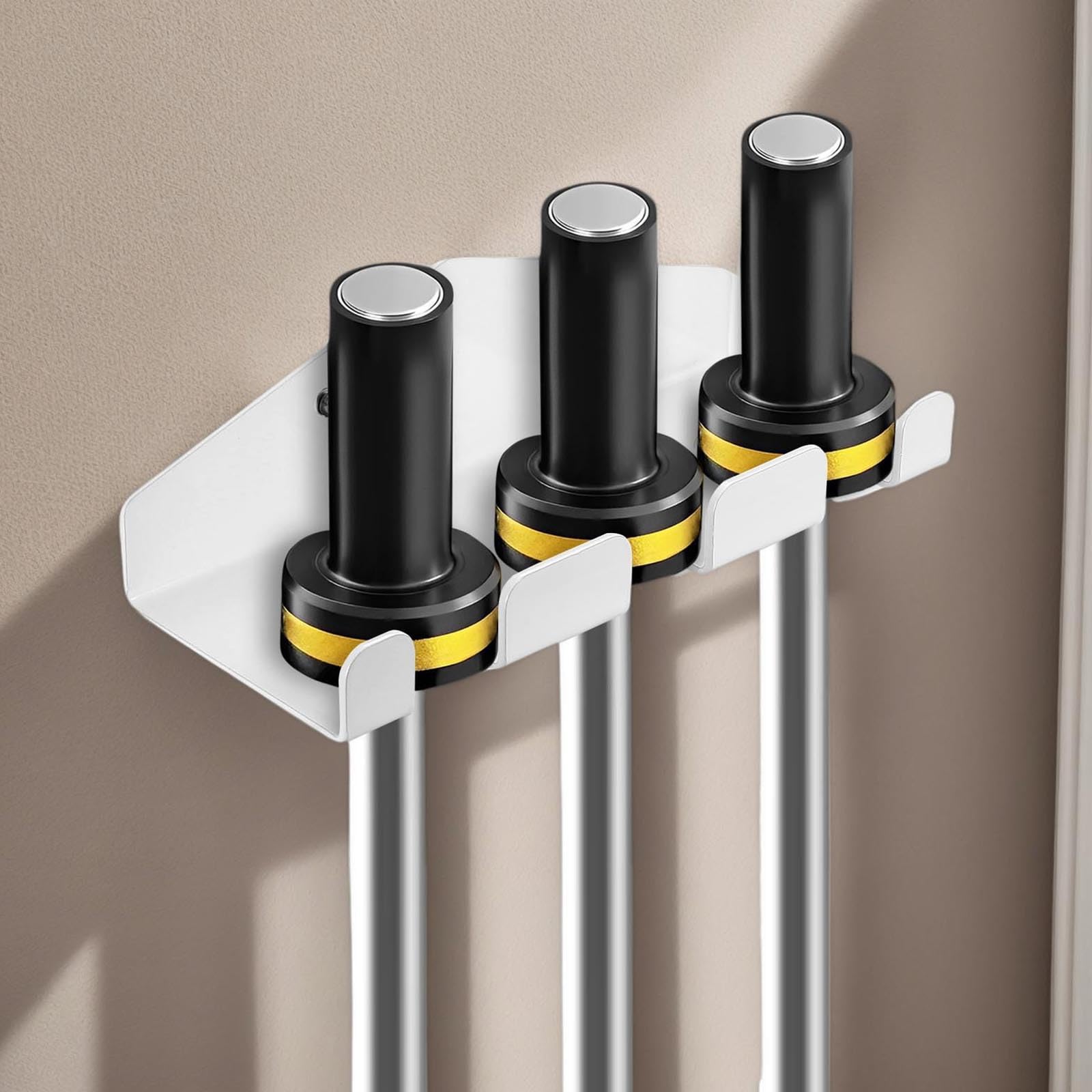 Support pour Haltères, Support Porte Mural pour Barre d'Haltères, Gancio da Parete per Bilanciere Verticale, Support Mural pour Haltères Olympiques, Rack de Stockage pour Barbell Bar