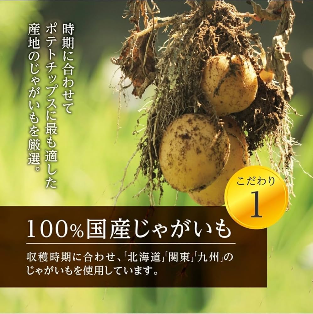 Amazon.co.jp: 『無添加 揚げたて！』 ポテトチップス うす塩 12