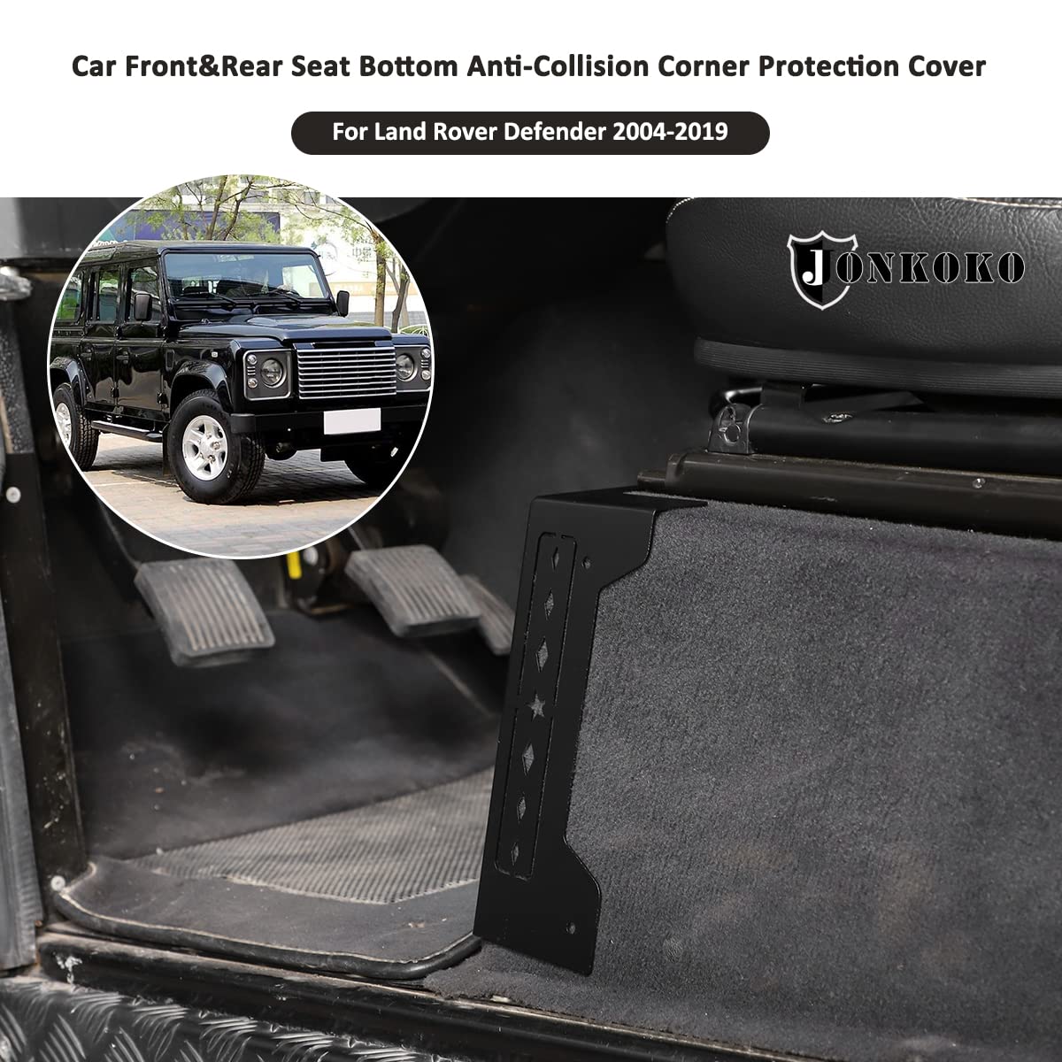 Copertura di protezione angolare anti-collisione per sedile anteriore e posteriore per LR Defender 2004-2019 90 110 accessori