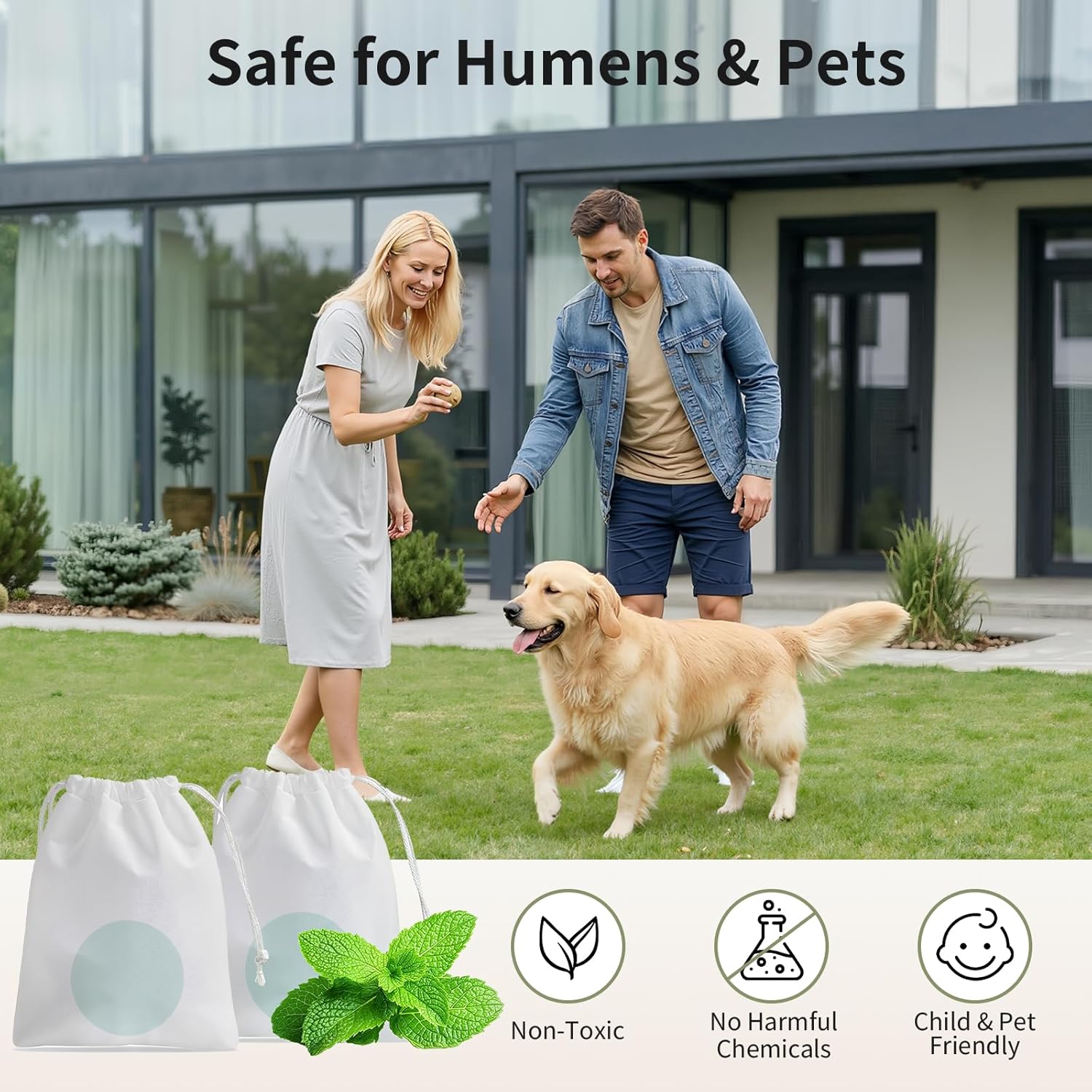 36 Pack Mouse Rodent Repellent - Peppermint Oil Based Indoor & Outdoor Rodent Repellent for House, Car, Garage, Natural Peppermint Oil to Repel Mice and Rats