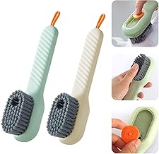 KEXES Shoe Brush With Liquid Box - Multifunctional Cleaning Tool for Shoes, Boots, and Clothing - Scrubbing Laundry Brush 1PCS