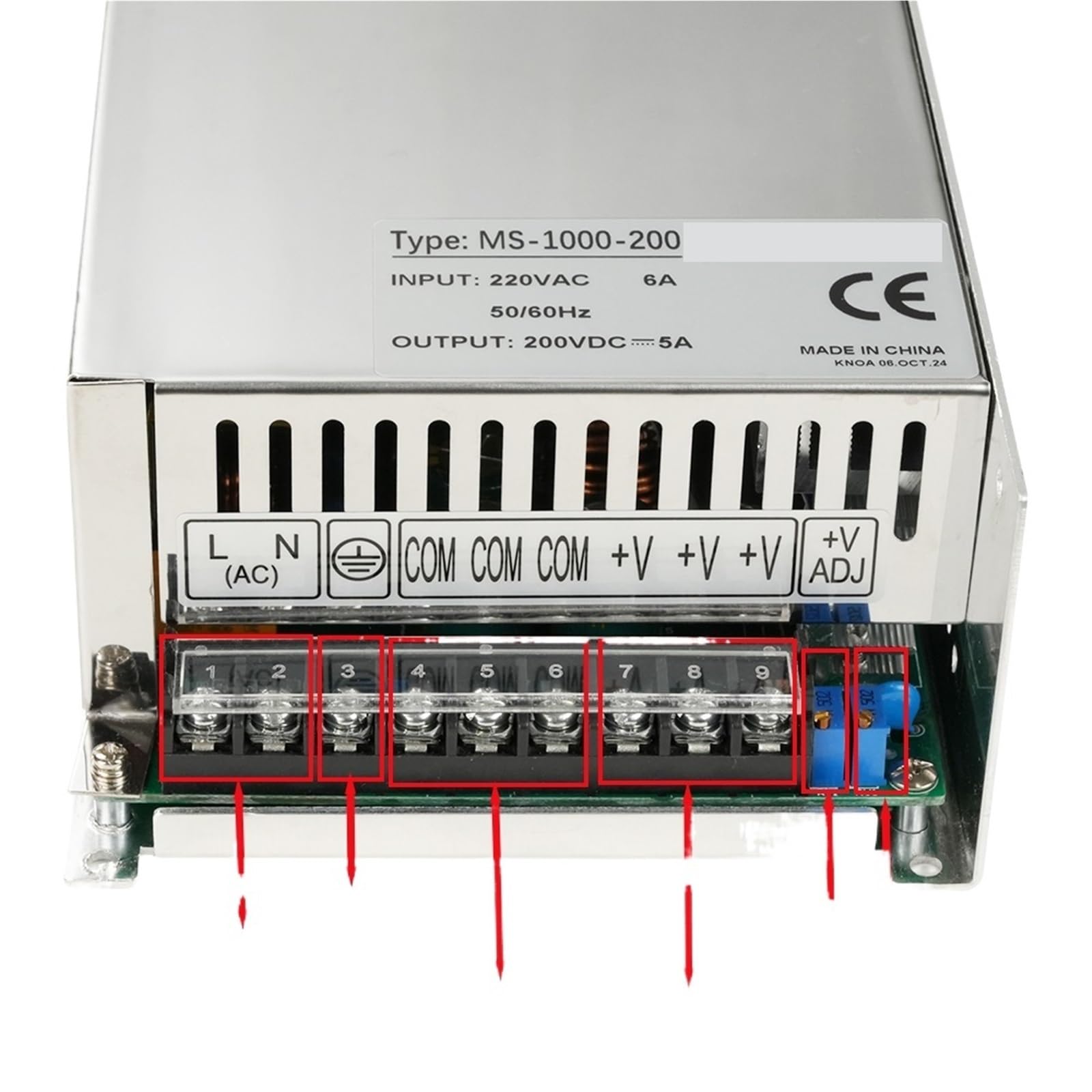 Alimentation SMPS réglable 0-48V 600W haute précision avec boîtier robuste - 3