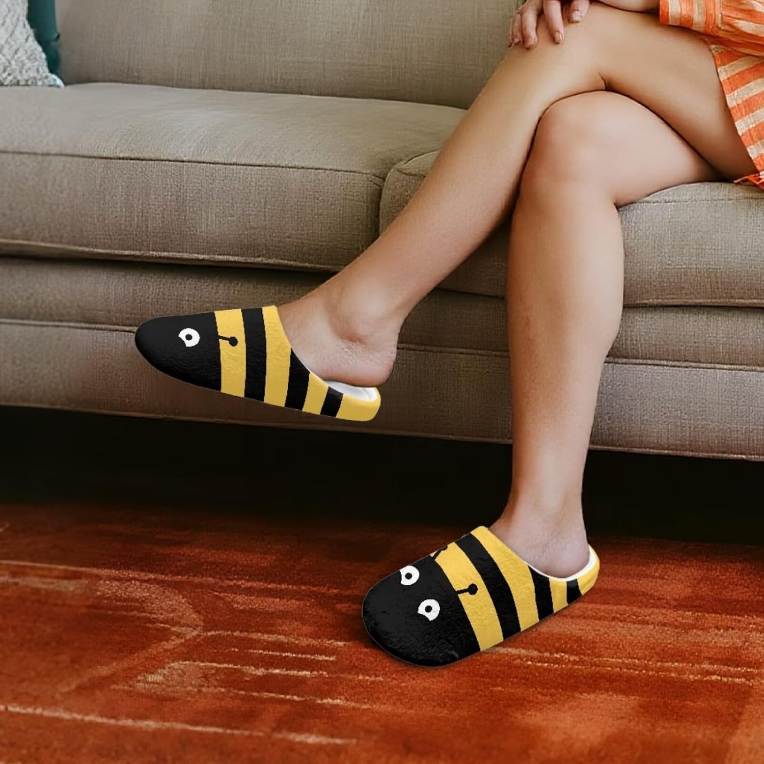 Womens House Slippers Closed Toe Spa Slippers Bedroom Shoes Comfy Lightweight Cotton Bulk Slipper for Indoor