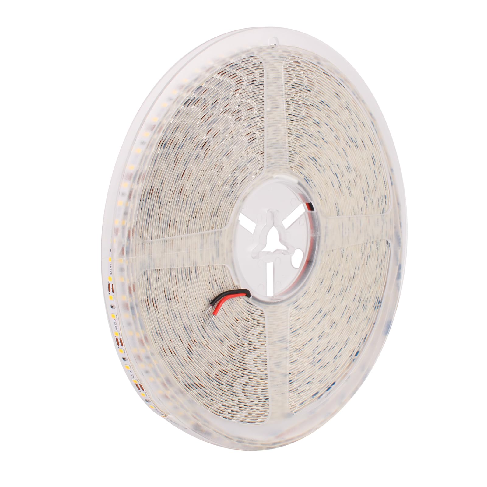 Tayire DC12V COB LED Strip Natural White 4000K, 20m 120LEDs/m LED Strip Light, CRI90+ 5mm LED Strip COB LED Strips for Bedroom, Kitchen, Home Decoration (Single LED Strip)