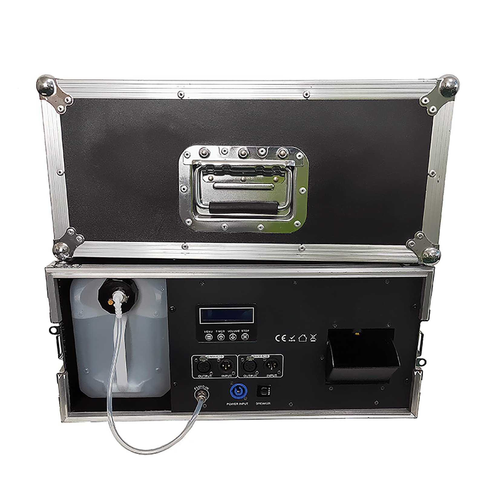 Máquina de humo de 1500 W, portátil, para fiestas y bodas, ideal para eventos y actuaciones, fácil de usar y transportar