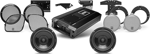Miniatura 4 de BOSS Audio Systems BHD3F Harley Davidson - Kit de altavoces delanteros para bicicleta, compatible con motocicletas Electra 1998+, Road Glide y