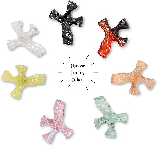 Vista 2 de Mini cruz adhesiva Piedra adherida Ayuda a aliviar el estrés y las preocupaciones Herramienta de oración reconfortante Gran regalo cristiano