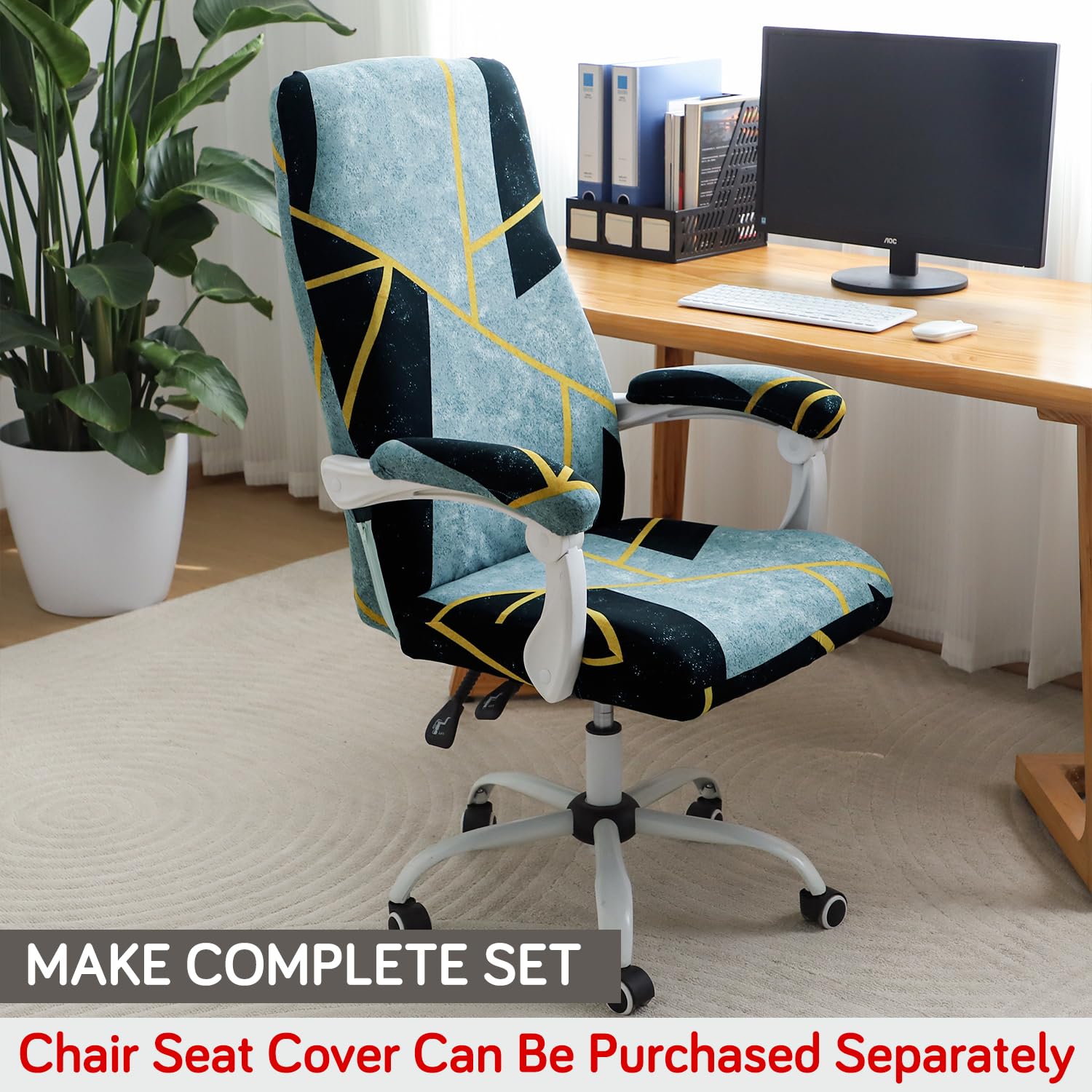 Stylish Armrest Covers for Office Chairs - Multicolor -6