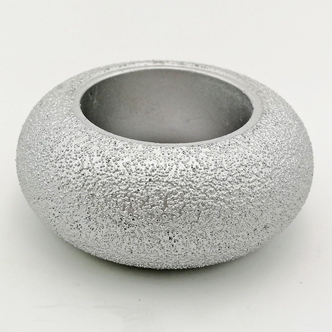 DIATOOL 3 Inch/75MM Diamond Grinding Wheel Convex Curve Brazed for Stone Abrasive Grinding disc Vacuum brazed Profile Hand Diamond Wheel Grit 60 (Diamond Height 30mm)