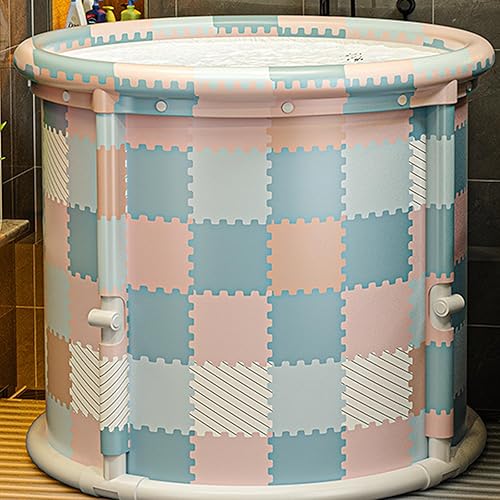 Miniatura 7 de Bañera plegable portátil para adultos, bañera de hidromasaje para mujeres, bañera plegable independiente para el hogar, bañera plegable portátil