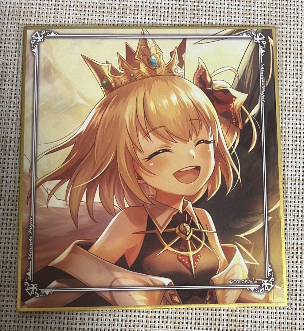 コロプラフェス 白猫プロジェクト マール 色紙 コロプラフェス 白猫プロジェクト マール 色紙