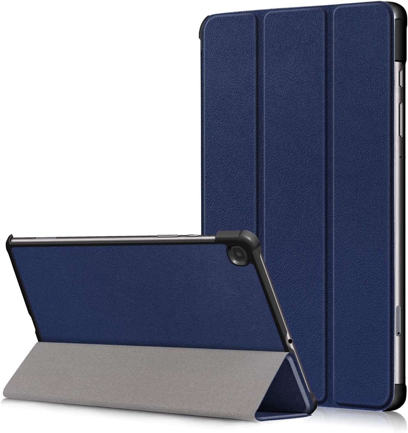 Case for Samsung Galaxy Tab S6 Lite 10.4 Inch Tablet 2020 SM-P610/SM-P615 - UGOcase Slim Lightweight Shockproof PU Leather Tri-fold Shell Multi-Angle Stand Cover for Galaxy Tab S6 Lite, Dark Blue